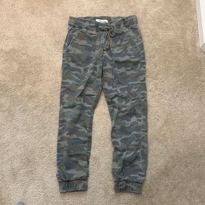 Camo Anthropologie joggers